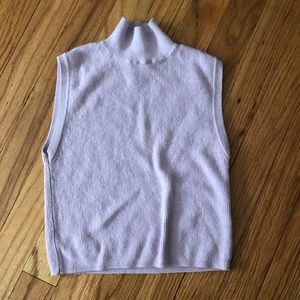 Forever 21 Lavender Mock Neck Sweater Crop Top